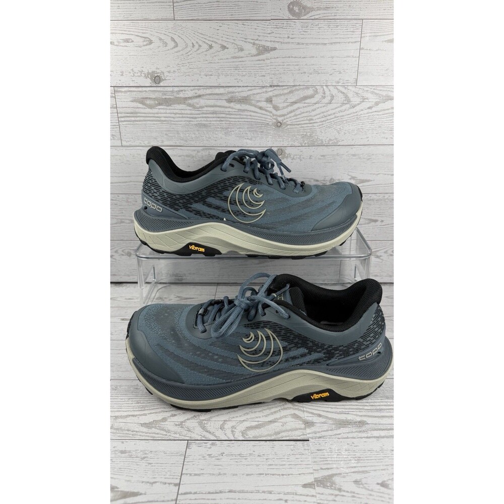 New Topo Athletic Women's Ultraventure 4 Trail Blue/Gray Sz 9 NO INSOLES #372